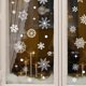 thumbnail image 1 of Pegatinas estáticas decorativas para ventanas Sincero con patrón de estrellas de copos de nieve, 1 of 5