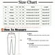 thumbnail image 3 of ICHUANYI Clearance Women's Cotton Linen Loose Pants Button Elastic Waist Casual Straight Tube Pants Capris(Army Green, XXL) ICHUANYI WER2023081109887, 3 of 6
