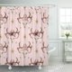 thumbnail image 1 of Cortinas de Ducha ABPHQTO Acuarela Boho de Calavera de Ciervo con Cuernos 165x180 cm, 1 of 2