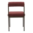 thumbnail image 4 of Livorno Dining Chair Red & Bronze, 4 of 5