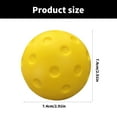 thumbnail image 3 of Quiet Foam Pickleballs Indoor & Outdoor Pickleballs Practice Balls Noise Reducing Soft Pickleballs for Noise, 3 of 8