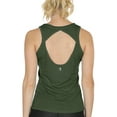 thumbnail image 4 of icyzone Yoga Tops Activewear Workout Clothes Open Back Fitness Racerback Tank Tops for Women, 4 of 8