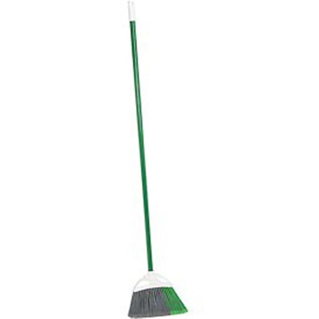 Libman 201 Commercial Precision Angle Broom, Green Pack of 4