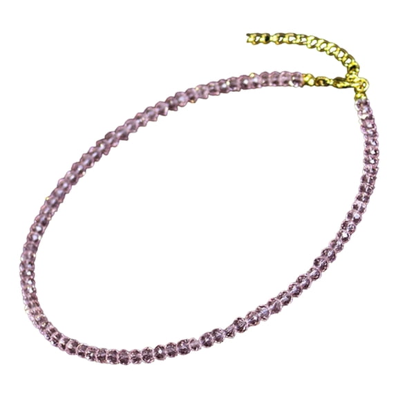 ZYHARUKO Elegant Fine Crystal Thin Choker Necklace for Women Fashionable Party Jewelry Accessory Date Night and Celebrations