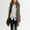 Green, variant on IMENGL Long puffer vest oversized quilted vest, Black L, Size M-2XL