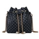 thumbnail image 1 of Bolsa De Hombro Bolso tipo cubo para mujer, con cordón, estilo retro, de piel sintética, a la moda, para mujer (negro) Ndcxsfigh Para Estrenar, 1 of 2