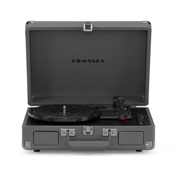 Crosley Cruiser Plus Vinyl Record Player with Speakers and Wireless Bluetooth - Audio Turntables