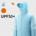 thumbnail image 3 of KIHOUT Unisex Summer Cooling Fan Jacket UPF 50+ UV Protection Long Sleeve Hooded Outdoor Work Wear, 3 of 4