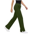 thumbnail image 6 of Enjoytime Women's Sweatpants Solid Color Drawstring Lounge Pants Casual Athletic and Outdoor Sweatpants with Pocket, 6 of 8