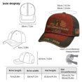 thumbnail image 3 of TOWED22 250 Anniversary USA hat, Patriotic Embroidered Baseball Cap, Patriot Cap 1776-2026 Bicentennial Gift for Men & Women Red, 3 of 8