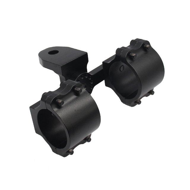 Sidaley Barra de luz LED UTV ATV, soporte de montaje de barra de luz de látigo ajustable de aluminio, barra antivuelco, jaula, juego de papel Accesorios para motos Sidaley VI015295-00B