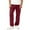 Wine, variant on Chiccall Men's Fleece Cargo Sweatpants Loose Wide Leg Drawstring Sweatpant Adjustable Bottom Elastic Waist Pant Joggers with Pocket