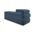 thumbnail image 6 of Meridian Furniture Kennedy Light Blue Chenille Fabric Bench, 6 of 14