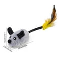 thumbnail image 3 of Honeeladyy Cat Toys Squeaky Rechargeable Moving Mouse, Touch-Activated Automatic Self Play Mouse Interactive Cat Toy for Indoor Cats, 3 of 4
