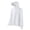 Z49-White, variant on FUZHIQ Men's UPF 50 Sun Protection Hooded Jacket with Wide Brim & Face Cover, Ice Silk Full Coverage Breathable Coat with Thumb Holes, Outwear for Fishing Cycling,M