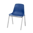thumbnail image 2 of NPS 8100 Series 31" Modern Metal Poly Shell Stacking Chair in Blue, 2 of 3