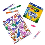 Crayola Ultra-Clean Washable Broad Line Markers, 10 Ct, Back to School Supplies, Classroom Essentials for Teachers, Gift, 3+