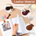 thumbnail image 3 of Leather Magnetic Bookmark Double-Sided Magnet Book Marker Clip Gift for Book Lovers(Coffee), 3 of 6
