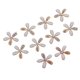thumbnail image 5 of 10 botones de flores con diamantes de imitación y perlas segundo, 5 of 9