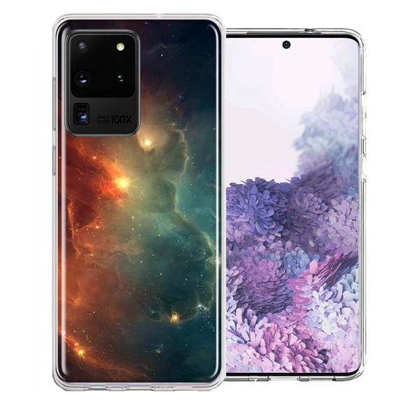 MUNDAZE For Samsung Galaxy S20 Ultra Nebula Design Double Layer Phone Case Cover