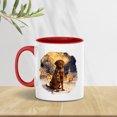 thumbnail image 2 of Chesapeake Bay Retriever Happy New Year 2026 with Fireworks on New Year's Eve 11oz Accent Two-tone Mug Chessie Dog Lover Coffee Tea Cup - 12022, 2 of 5