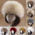 thumbnail image 3 of Outdoor Cold-proof Women Autumn Winter Faux Fur Thickened Hat - Warm Plush Beanie, 3 of 4