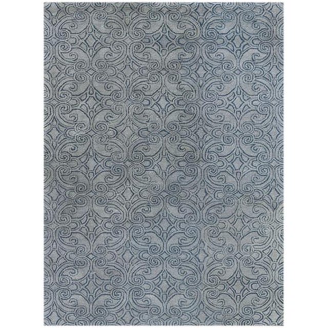 Amer ASC2780508 5 x 8 ft. Ascent Modern Design Hand-Tufted Rug, White Ice