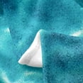 thumbnail image 3 of Ocean Throw Blanket All Season,Teal Beach Coastal Nature Theme Pattern Fleece Blanket 40x50 for Boys Girls,Hawaiian Sea Wave Animals Starfish Flannel Blanket Living Room Decor, 3 of 5