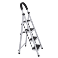 thumbnail image 1 of Escalera Tijera Plegable 4 Peldaños Multifuncional Tubular Lumax ZGS-718-4 Blanco, 1 of 6