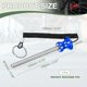 thumbnail image 2 of Pin de pila de peso Uxcell, Reemplazo de equipo de entrenamiento de fuerza de pin de gimnasio con cuerda de tiro para uso comercial en casa Azul 0.4 x 4.7 pulgadas, 2 of 7