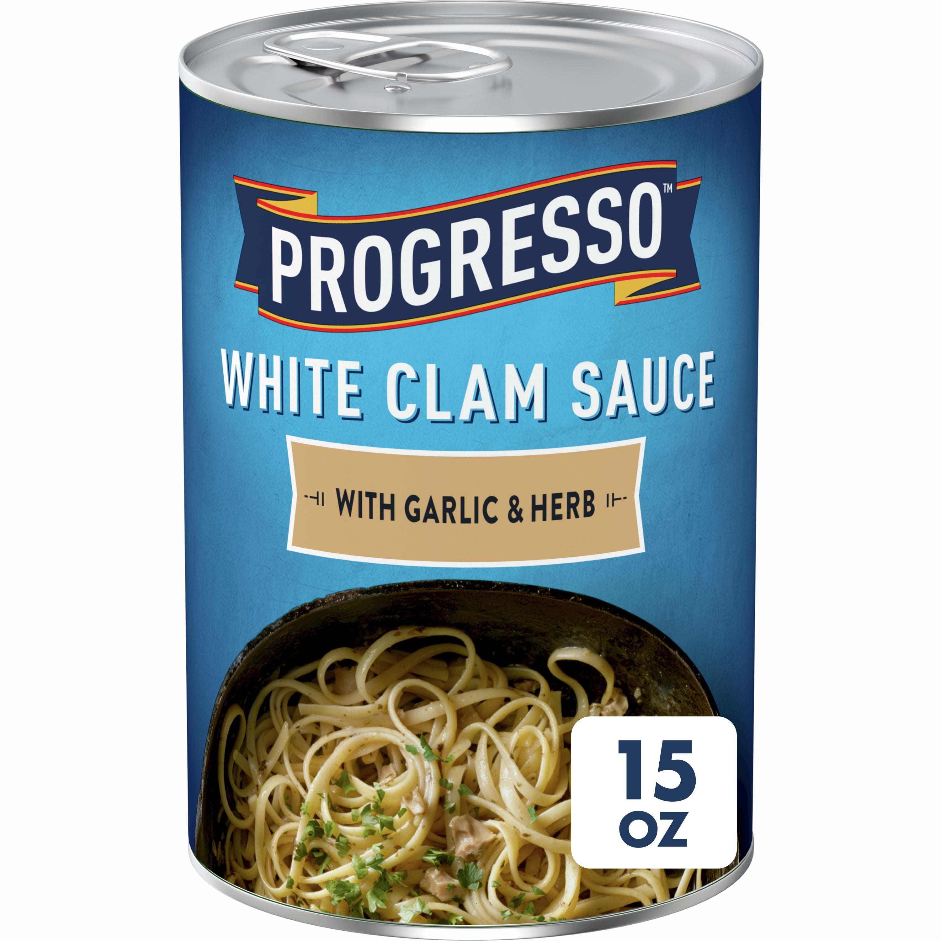 Progresso White Clam Sauce With Garlic & Herb, 15 oz. - Walmart.com