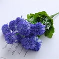 thumbnail image 6 of Fake Flowers Promotion Sale! Nomeni Artificial Chrysanthemum Bouquet Plastic Flower Chrysanthemum Sacrificial Flower Decoration Silk Flower Decoration, Home Decor Clearance Sale Purple, 6 of 6