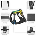 thumbnail image 3 of Naloa Rainbow Colored Pet Harness Vest with Traction Rope, Adjustable No-Choke Dog Vest for Outdoor, Walking - Large, 3 of 4