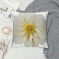 thumbnail image 2 of JEUXUS  3D Flower Throw Pillow Cover Aesthetic Decorative Daisy Accent Pillow Case Hand Crafted Cushion Round Pillowcase Home Bed Couch Bedroom Chair Beige Yellow, 2 of 5