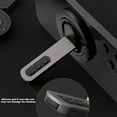 thumbnail image 4 of Clerance!Graphite Black 1pcs Double-Sided Magnetic Decompression Ring Mobile Phone Holder 360 Rotating Silicone Holder Zinc Alloy Material Ultra, 4 of 5
