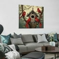thumbnail image 3 of Nawypu  Birds Canvas Wall Art for Farmhouse Vintage Red Cardinals Birds Picture Print Retro Hope Love Quotes Poster Decor, 3 of 4
