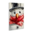 thumbnail image 2 of Close Up Snowman Portrait Canvas Art, 16 x 24, Made In USA, 2 of 6