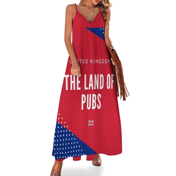 Nuevo Reino Unido la Tierra de los Pubs Vestido sin mangas tendencia de ropa de mujer vestidos de noche mujeres sexy vestidos cortos atrevidos