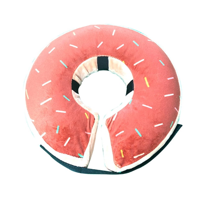 1 collar para mascotas para perros y gatos, deflector inflable de PVC, cubierta protectora para la cabeza, anillo para el cuello antimordeduras y antilamidos