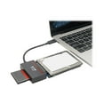 thumbnail image 5 of Tripp Lite by Eaton USB 3.1 Gen 1 (5 Gbps) USB-C to CFast 2.0 Card and SATA III Adapter Thunderbolt 3 compatible - 1 x HDD Supported - USB 3.1 Type C - Acrylonitrile Butadiene Styrene (ABS), 5 of 11
