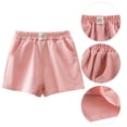 thumbnail image 3 of BULLPIANO Girls Shorts Cotton Shorts for Girls Kids Workout Lounge Sleep Play Summer Beach Sports Clothing, 3 of 9