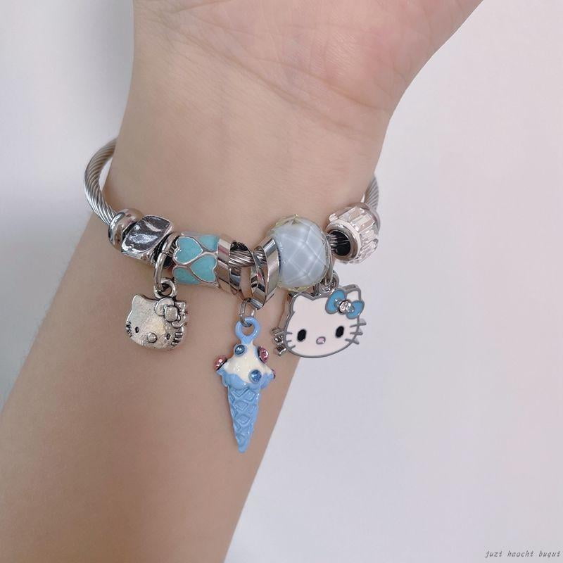 Sanrio Mini Charm Beaded Bracelet – JapanLA