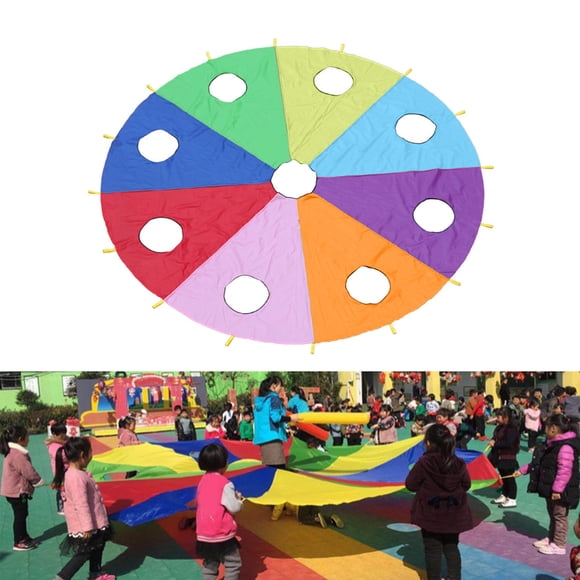 Umbrella Parachute Mole Game, Educational Kids Parachute Mole Game Inflatable Stick  for Kindergarten