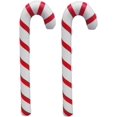 thumbnail image 2 of Decoraciones inflables, 3 bastones de caramelo inflables para fiestas navideñas y festivas extravagantes, fáciles de almacenar, 2 of 5