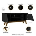 thumbnail image 4 of Manhattan Comfort Marcus 53.14 TV Stand from Engineered Wood in Matte Black, 4 of 8