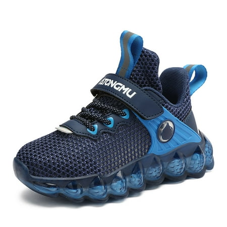 

Engtoy Kids Boys Girls Running Shoes Casual Shoes Comfortable Fashion Light Weight Slip on Cushion Hook and Loop