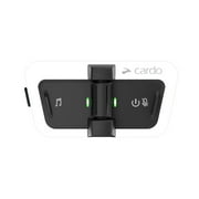 Cardo PACKTALK Outdoor Helmet Communication System, Great for Ski, Snowboard and Cycling (White, Single Pack)