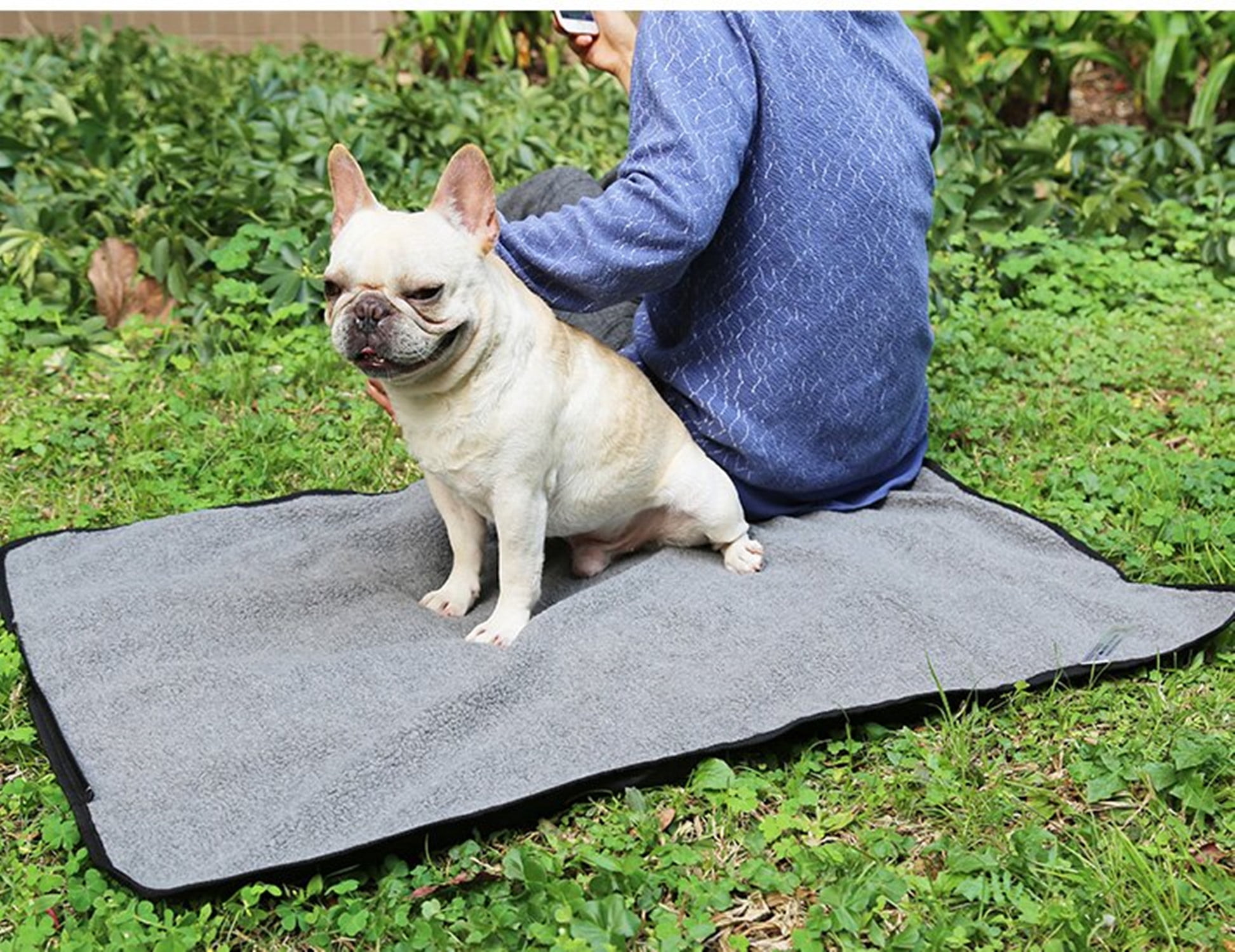 1PC 39In Outdoor Dog Bed, Waterproof & Foldable Camping Travel Pet Mat, Portable Double Sided Available Pet Pad, Large Size Easy to Clean, Breathable and Odor Resistant Pet Cooling Pad 28"*39"