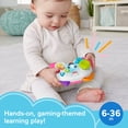 thumbnail image 2 of Fisher-Price Laugh & Learn Baby & Toddler Toy Game & Learn Controller Pink Pretend Video Game with Music & Lights for Ages 6+ Months, 2 of 6