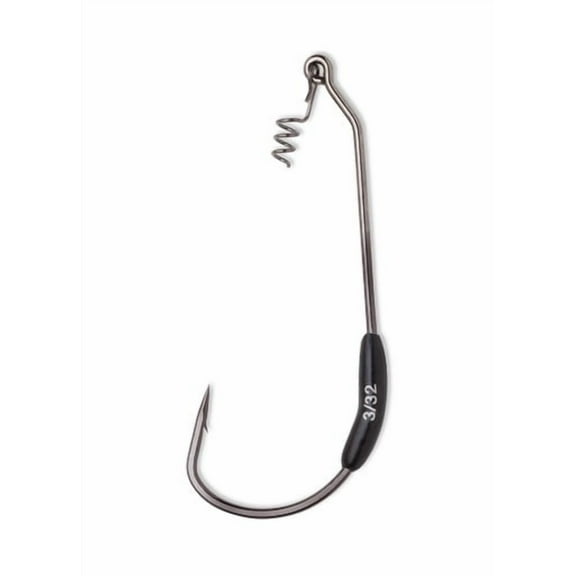 VMC Drop Dead Weighted hook, 4/0, 1/16, 4 Pack, Tapered Spring - DDW1/16#4/0BNPP